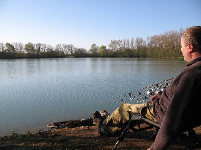 Carp Fishing in France at Blue Lake