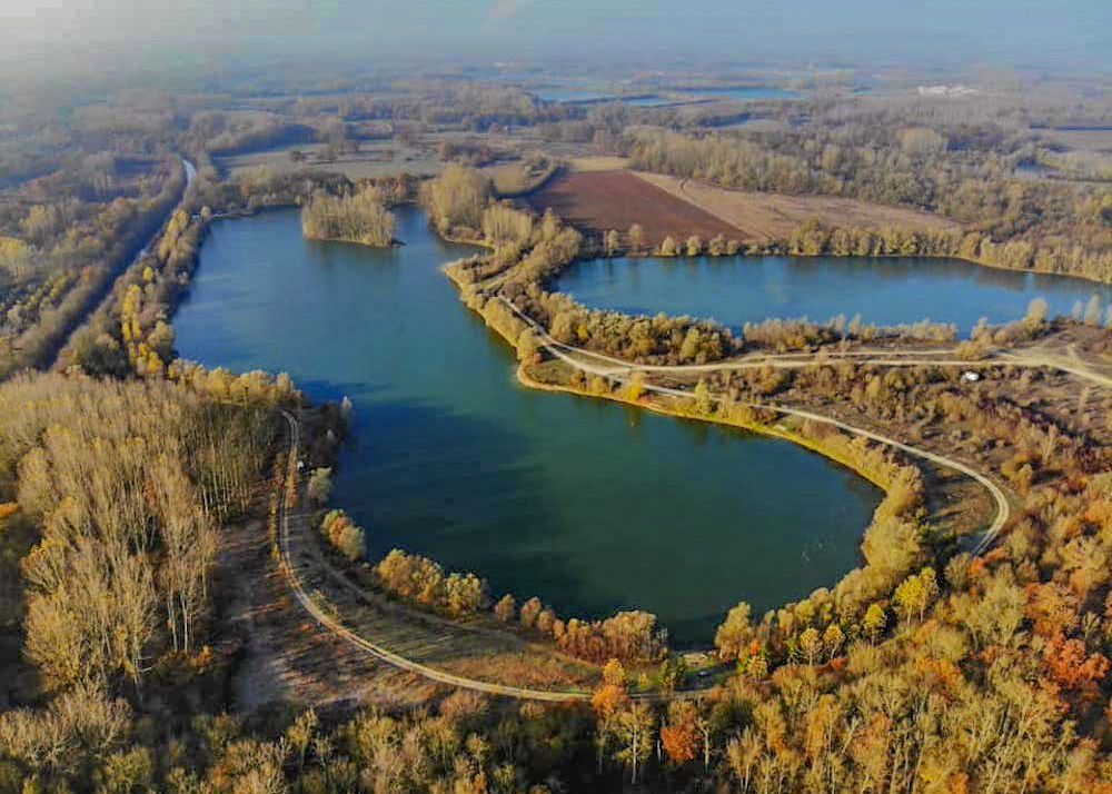 Berniere carp lake in France